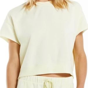 Z supply light green ada fleece short sleeve top L